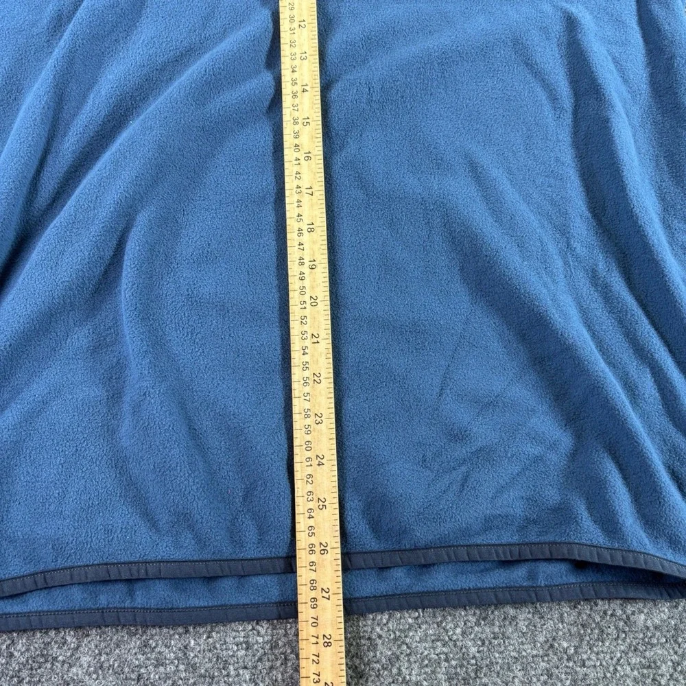 The North Face Fleece Pullover Mens XL Blue 1/4 Zip TKA 100 Lightweight Hiking